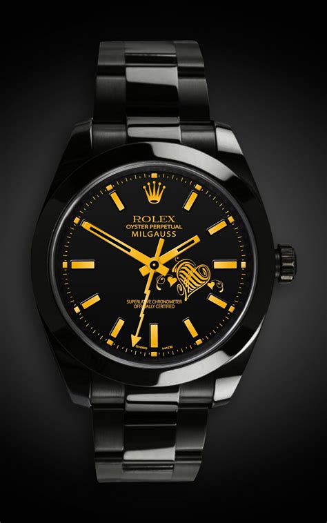 rolex black on black watch|Rolex black watch price.